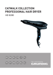 CATWALK COLLECTION PROFESSIONAL HAIR DRYER