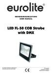 LED FL-50 COB Strobe with DMX