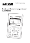 Energie- und Oberschwingungsanalysator Modell PQ3350