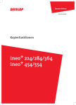 Bedienungsanleitung Ineo+224 284 364 454 554