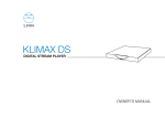 Klimax DS owner's manual