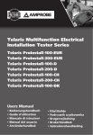 Telaris Multifunction Electrical Installation Tester Series