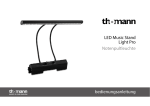 LED Music Stand Light Pro Notenpultleuchte bedienungsanleitung