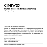 BTC450 Bluetooth-Einbausatz (Auto)