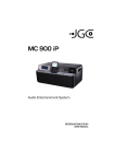 JGC – MC900ip (Audio Entertainmant System)