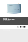 GSM-Gateway - Bosch Security Systems