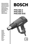 PHG 500-2 PHG 600-3 PHG 630 DCE