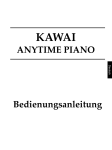 ANYTIME PIANO Bedienungsanleitung