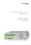 Function Generator HM8131-2