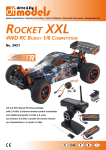 rocket xxl 4wd rc buggy 1/6 competition - DF