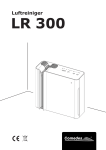 Luftreiniger Bedienungsanleitung für Comedes LR 300