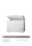 Low temperature freezer