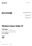 KV-21V4B Trinitron Colour Video TV