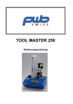 TOOL MASTER 250 - Sartorius Werkzeuge