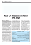 1000-VA-Prozessornetzteil SPS 9540