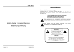 Mobile Digital Terrestrial Receiver Bedienungsanleitung