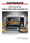 Design Bistro Ofen Advanced 28L