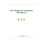 HTC Magic für Vodafone Handbuch