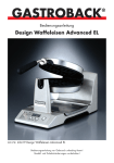 Design Waffeleisen Advanced EL