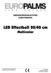 LED Effectball 20/40 cm