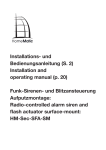 Installations- und Bedienungsanleitung (S. 2) Installation and