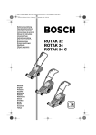 ROTAK 32 ROTAK 34 ROTAK 34 C