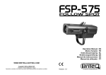 FOLLOWSPOT HMI-575 - user manual - COMPLETE