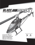 Manual Blade 700 X Pro