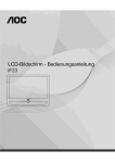 LCD-Bildschirm - Bedienungsanleitung
