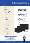 Oyster, Cosmo, Caro Premium: Bedienung