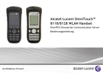 Alcatel-Lucent OmniTouch™ 8118/8128 WLAN Handset