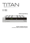 TX - 1100 S TX - 1100 B Bedienungsanleitung Digitaler - Set-One