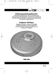 CDP 602 Bedienungsanleitung/Garantie Tragbarer CD