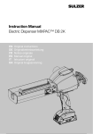 Instruction Manual Electric Dispenser MIXPAC™ DB 2K