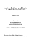 e-Education - the Publication Asset Repository of the Faculty of