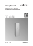 Vitocal 222-G Bedienungsanleitung