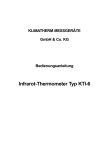 Bedienungsanleitung Infrarot Thermometer KTI-6