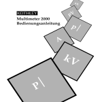 Keithley Bedienungsanleitung 2000: deutsch - SMT