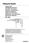 DV 16V - HITACHI Power Tools