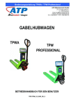 Bedienungsanleitung TPWA / TPW Professional