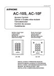 Aiphone AC-10S & AC-10F Rugged Access Control Keypad