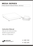 Acculab SVI Manual 100E 200F