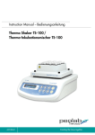 Thermo shaker TS-100 - Peqlab Biotechnologie