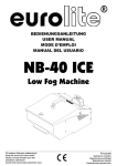 NB-40 ICE Low Fog Machine