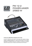 PM 12-2 POWER-MIXER 2X800 W
