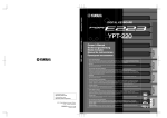 PSR-E223/YPT-220 Owner's Manual