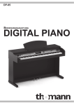 Bedienungsanleitung • Thomann • Digital Piano • DP-85
