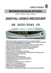 DIGITAL-VIDEO-RECEIVER DX 5020/5040 CV