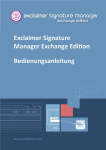 Signature Manager Exchange Edition