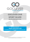 GOCLEVER DVR SPORT SILVER